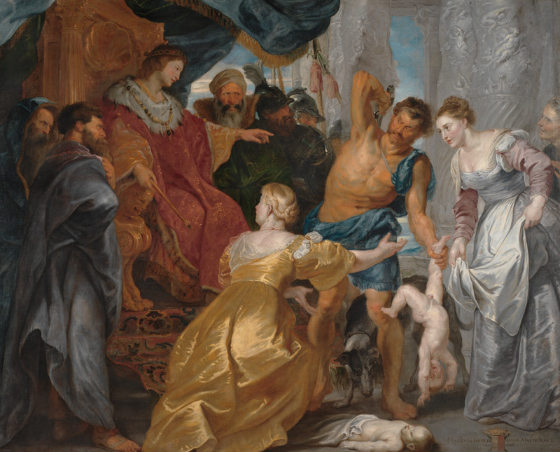 The Judgement of Solomon, About 1617